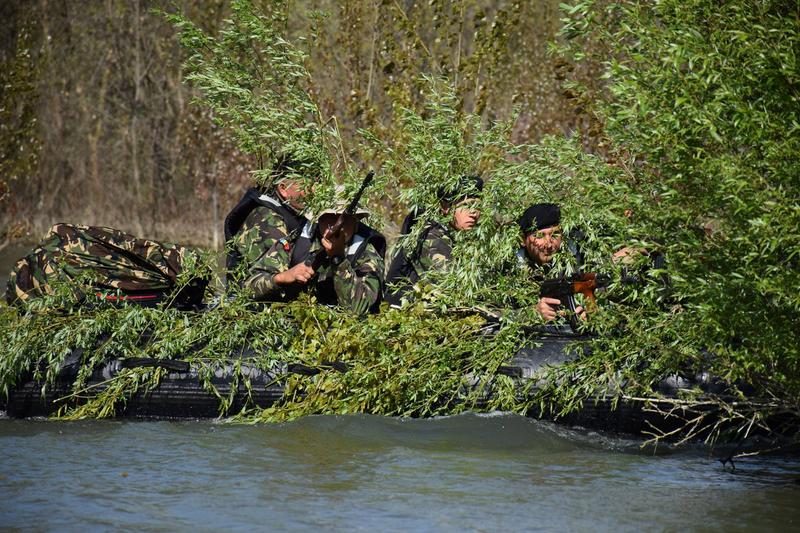 Infanteristi marini pe Dunare, Foto: Ionut Felea / Fortele Navale Romane