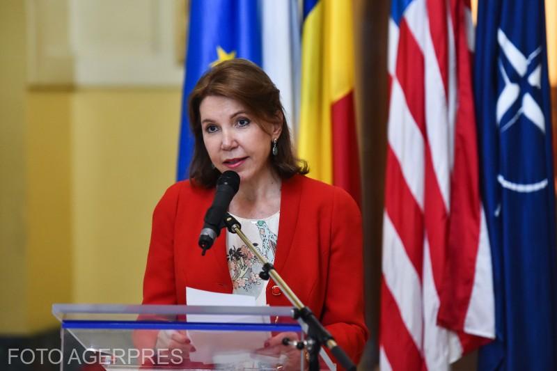 Michele Ramis, ambasadoarea Frantei in Romania , Foto: Agerpres