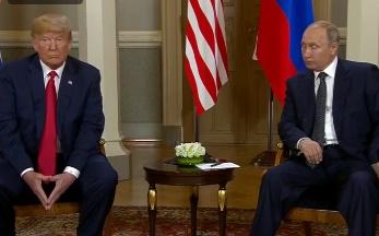 Trump si Putin, la Helsinki, Foto: Captura Facebook