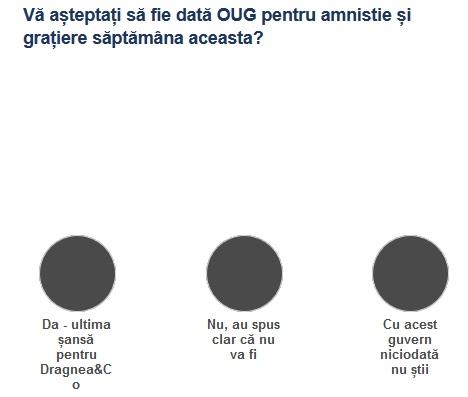 Sondaj OUG amnistie si gratiere, Foto: Hotnews