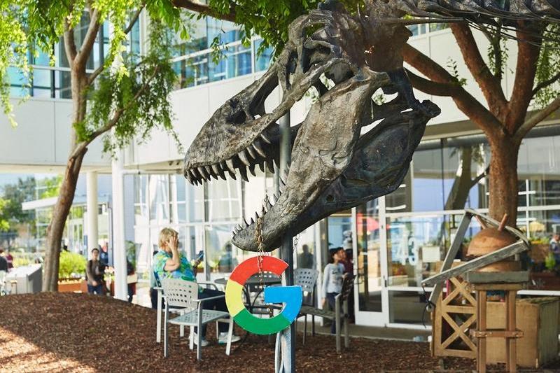 Dinozaurul Stan la Google Campus, Foto: Google