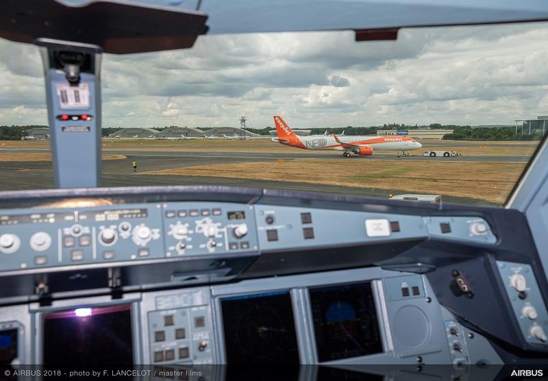 In cabina unui avion, Foto: Airbus