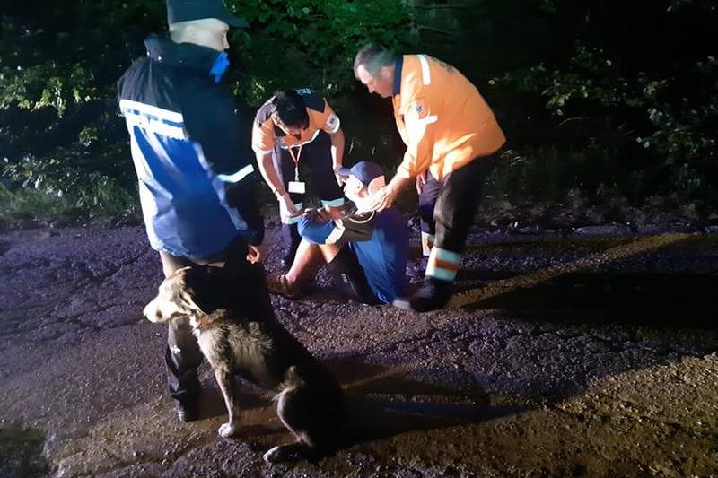 Cainele salvator din Caras Severin, Foto: Jandarmeria Caras Severin