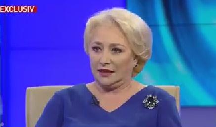 Viorica Dancila, la Sinteza zilei, Foto: Captura Antena 3