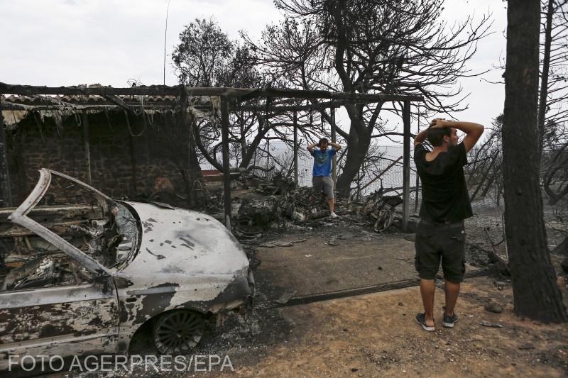 Incendii devastatoare in Grecia, Foto: Agerpres