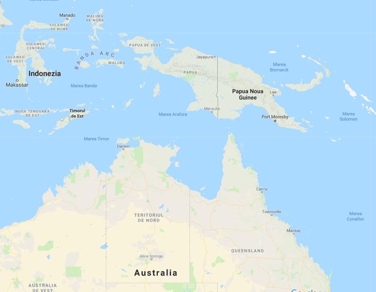 Papua Noua Guinee, Foto: Google Maps
