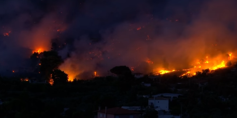 Incendii in Grecia, Foto: Captura YouTube