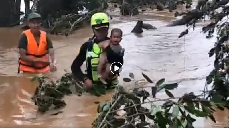 Copil salvat in Laos, Foto: Captura YouTube