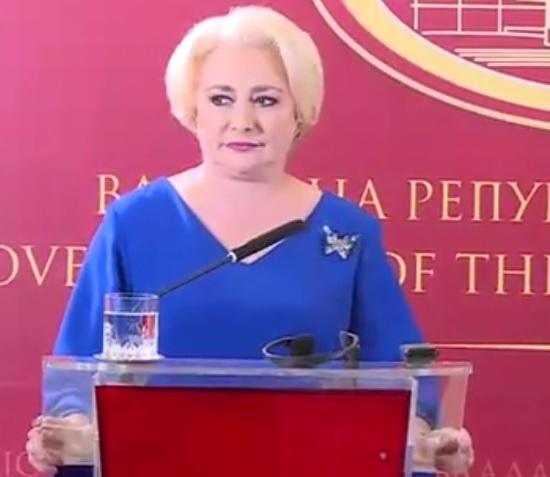 Viorica Dancila, in Macedonia, Foto: captura facebook