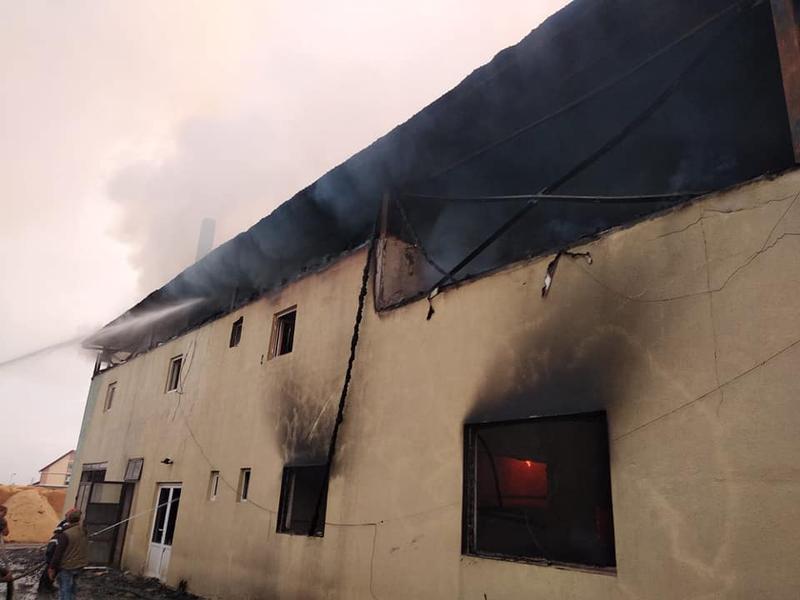 Incendiu in Targu Lapus, Foto: ISU Maramures