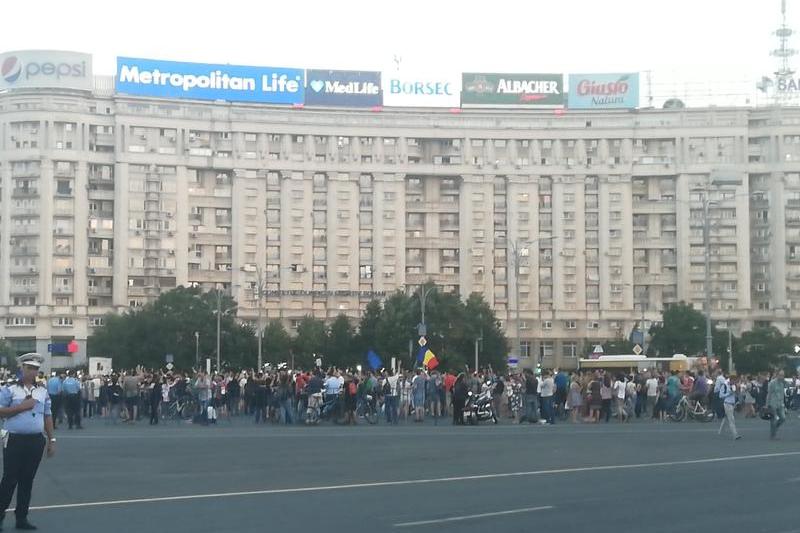 Protest Piata Victoriei, Foto: Hotnews