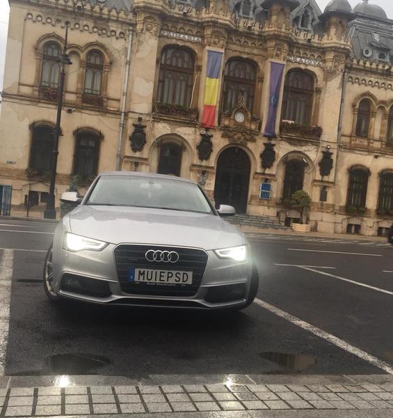 Masina cu numar anti-PSD, Foto: Facebook / Razvan Stefanescu