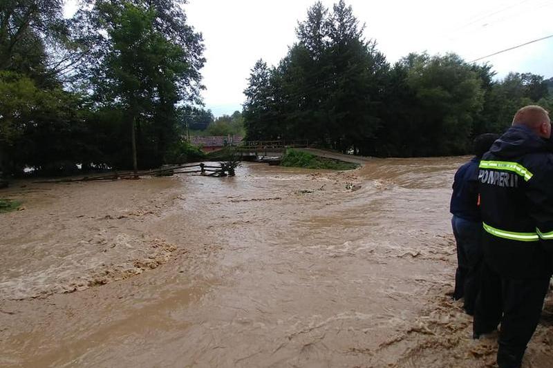 Inundatii din Romania, Foto: ISU Hunedoara Facebook