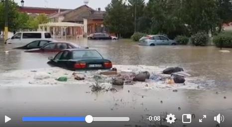 Inundatii in Cernavoda, Foto: Captura Facebook