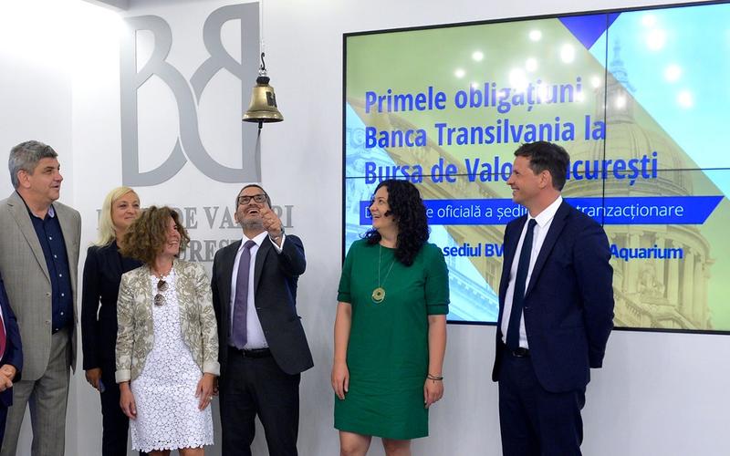 Deschidere sedinta tranzactionare BT, Foto: Banca Transilvania