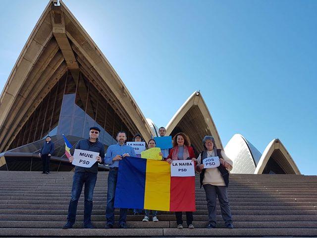 Protest diaspora din Australia 1, Foto: cititor HotNews