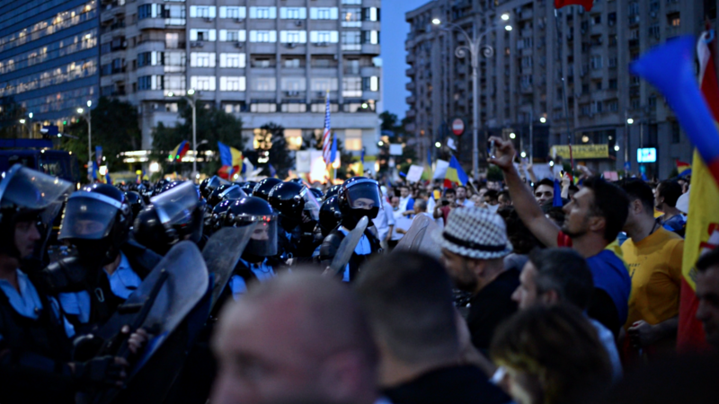 Protest Piata Victoriei, Foto: Hotnews