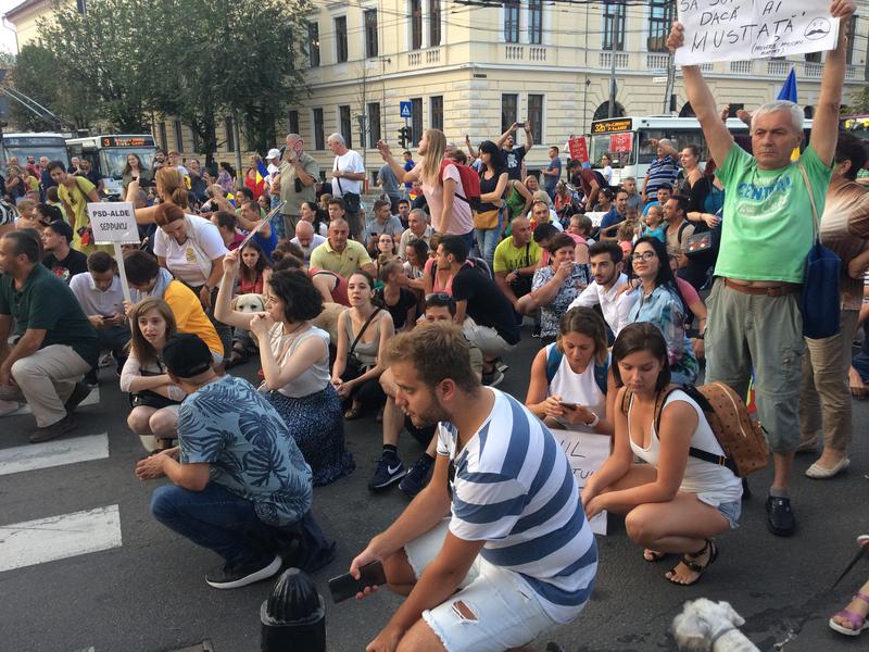 Protest la Cluj, Foto: Hotnews