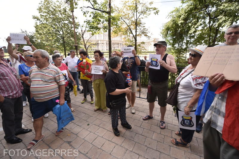 Miting pentru sustinerea Jandarmeriei, Foto: Agerpres