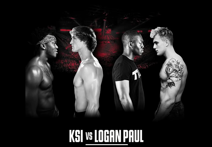 Youtuberul britanic KSI vs. americanl Paul Logan, Foto: Captura YouTube - Logan Paul Vlogs