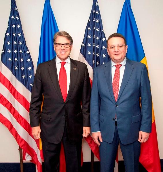 Maior si Rick Perry, Foto: Ambasada Romaniei in SUA