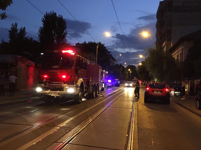Incendiu pe bd Marasesti 1, Foto: Hotnews