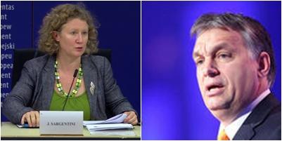 Sargentini vs Orban, Foto: Colaj foto