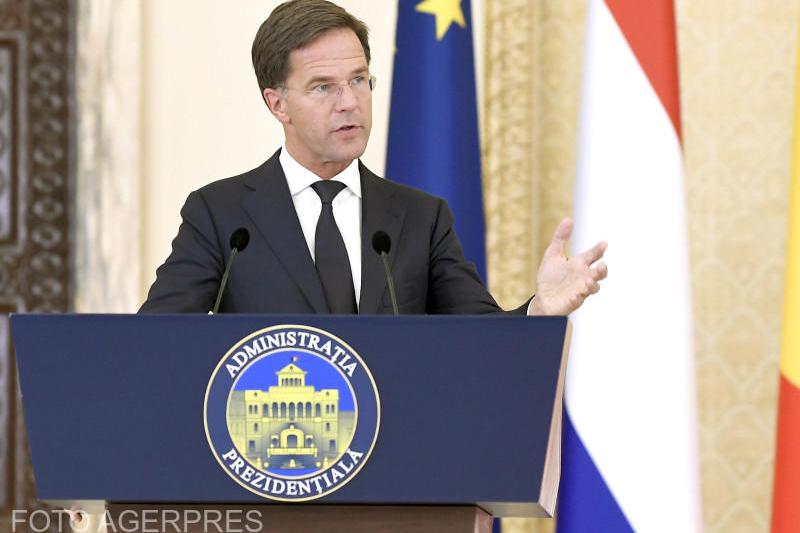 Mark Rutte, declaratii la Cotroceni, Foto: Agerpres