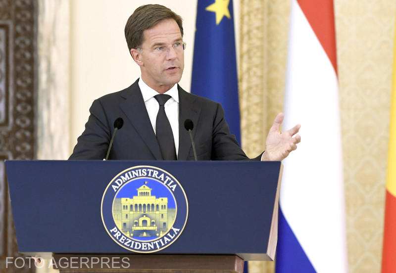 Mark Rutte, declaratii la Cotroceni, Foto: Agerpres