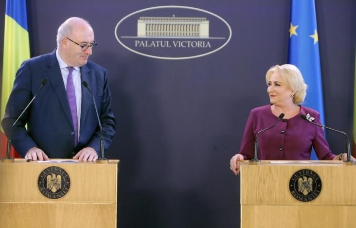 Viorica Dancila si Phil Hogan, Foto: Guvern