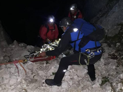 interventie salvamontisti, Foto: captura Jandarmeria Romana - Facebook