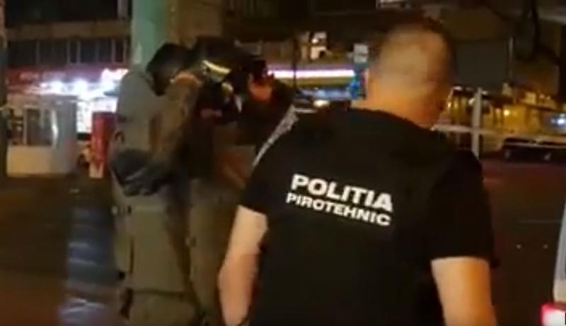 Interventie a pirotehnistilor in Timisoara, Foto: Captura YouTube