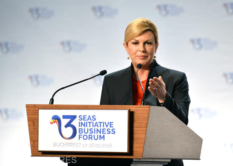 Kolinda Grabar-Kitarovic, presedintele Croatiei, Foto: Agerpres
