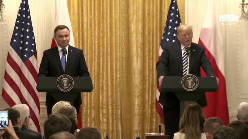 Andrzej Duda si Donald Trump, conferinta comuna, Foto: whitehouse.gov