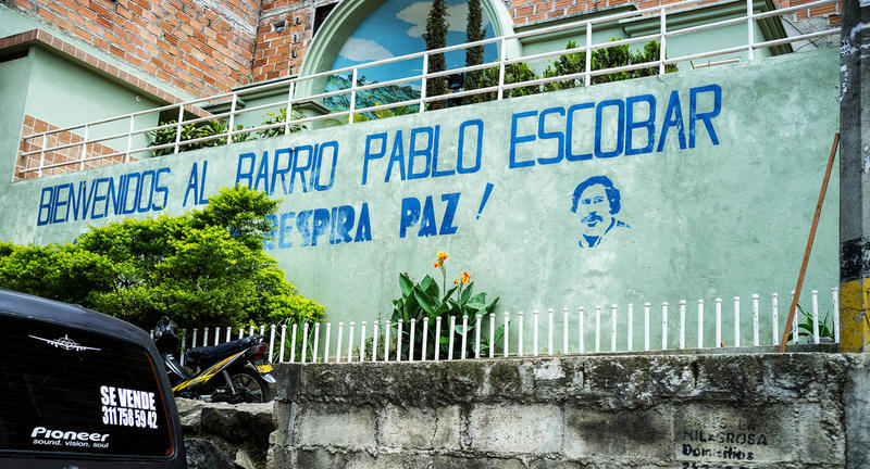 Pablo Escobar, graffiti, Foto: Flickr