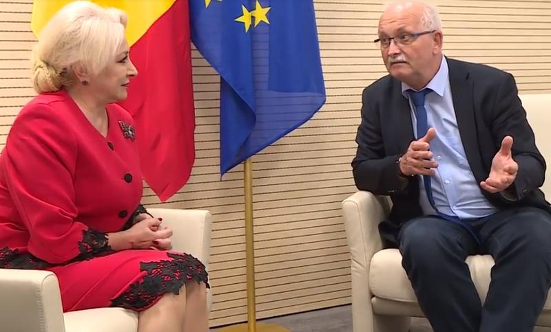 Viorica Dancila si Udo Bullman, Foto: Captura YouTube