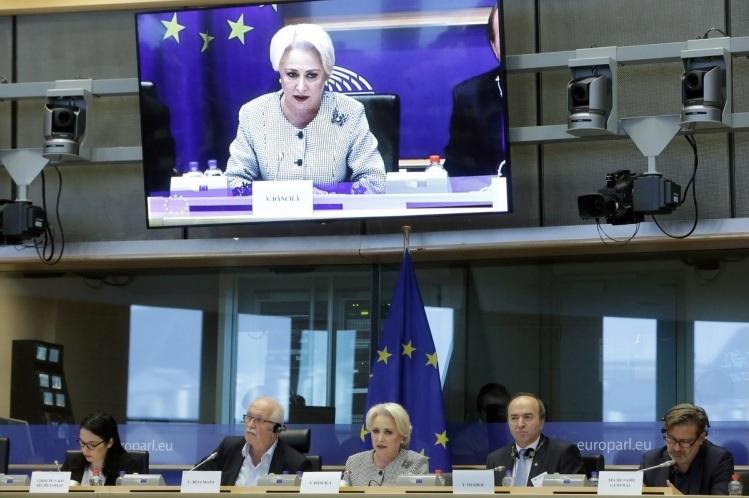 Viorica Dancila, la intalnirea cu socialistii europeni, Foto: Guvern