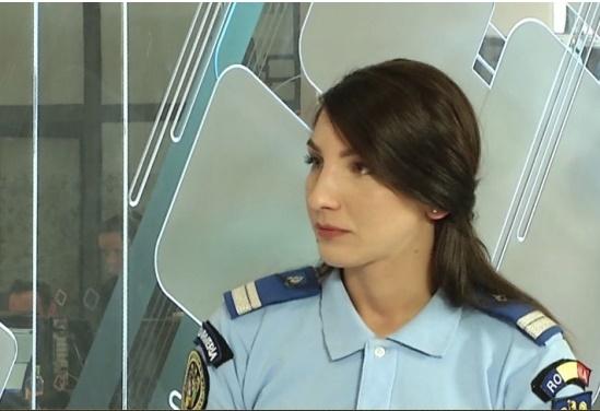 Stefania, femeia-jandarm, Foto: captura Antena 3