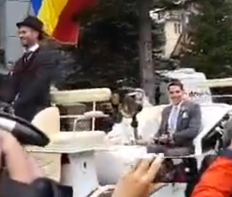 Principele Nicolae in trasura, Foto: Captura video