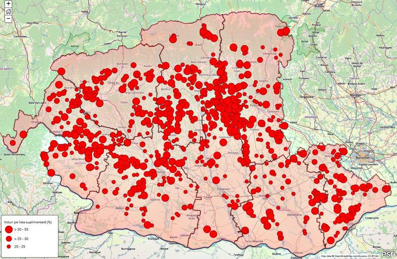 Sectiile de votare campioane la voturile pe lista suplimentara - studiu de caz in sudul Romaniei, Foto: Hotnews