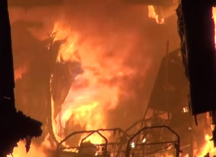 Incendiu tren Koln-Munchen, Foto: Captura video