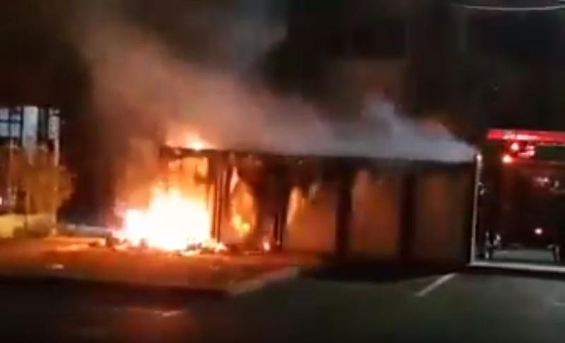 Incendiere in Braila, Foto: Captura YouTube