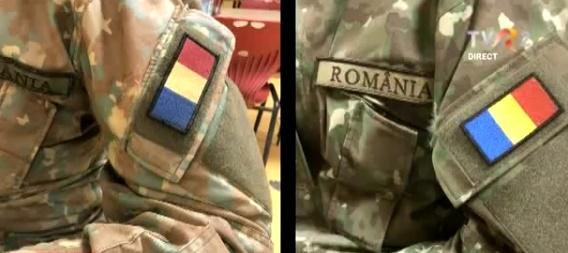 Cum se decoloreaza uniforma militarilor romani, Foto: Captura TVR.ro