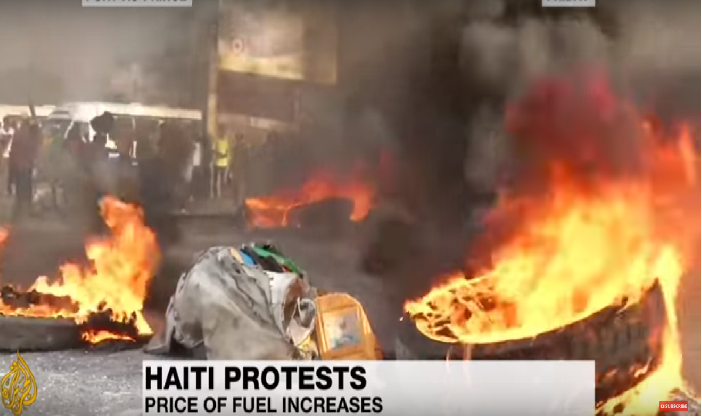 Proteste Haiti, Foto: Captura YouTube