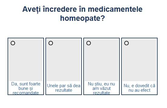 Sondaj medicamente homeopate, Foto: Hotnews