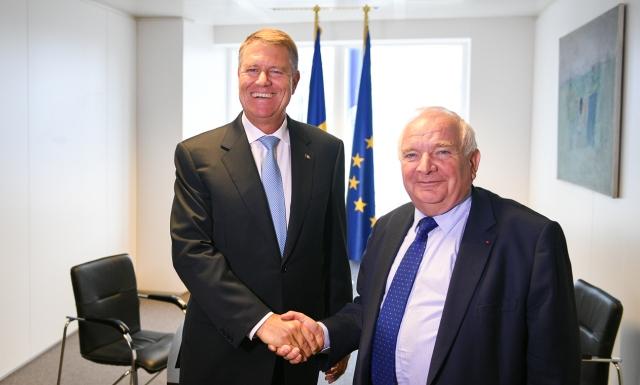 Iohannis si Joseph Daul, Foto: Administratia Prezidentiala