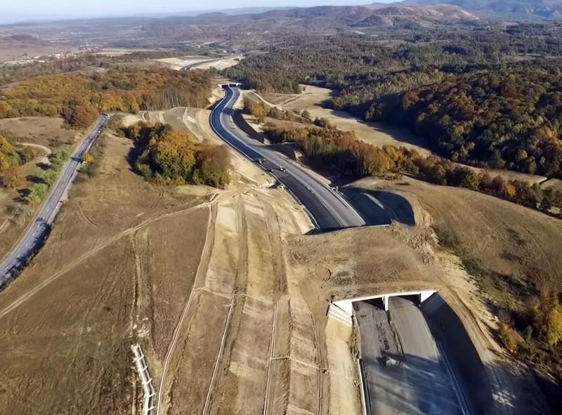 Autostrada in constructie in Romania, Foto: Captura YouTube
