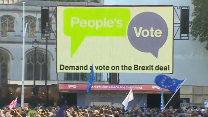 Britanicii vor un nou referendum pe Brexit, Foto: Captura YouTube