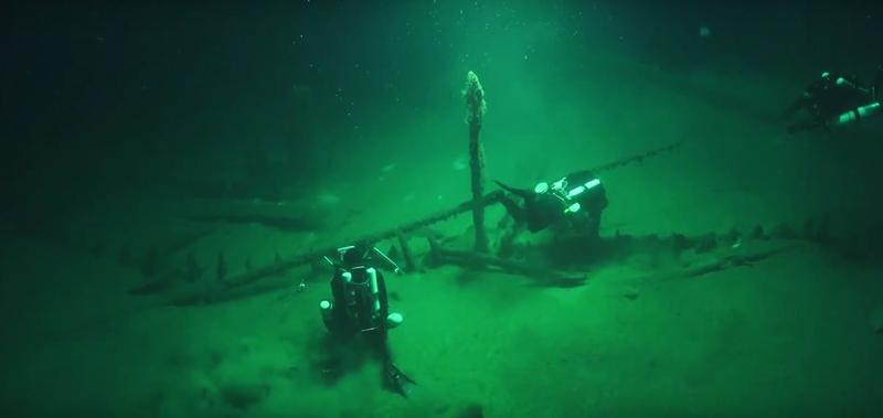 Epava in Marea Neagra, Foto: Captura YouTube