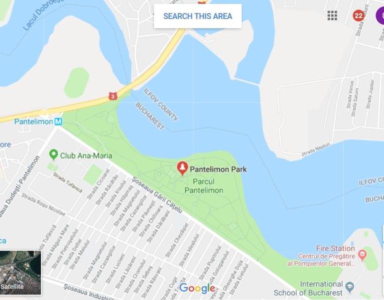 Parcul Pantelimon, Foto: Google Maps